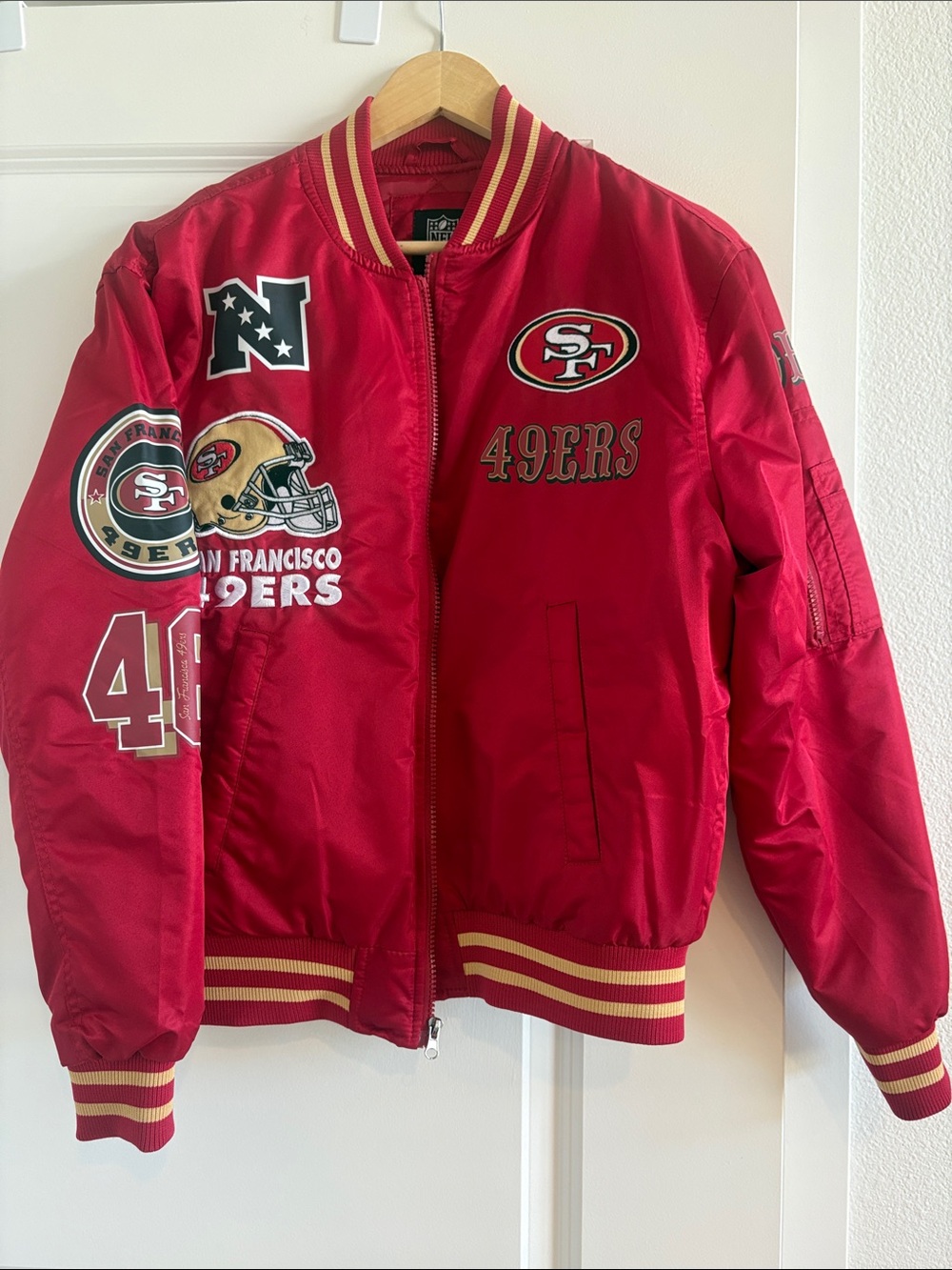 San Francisco 49ers Unisex Bomber Jacket - Small